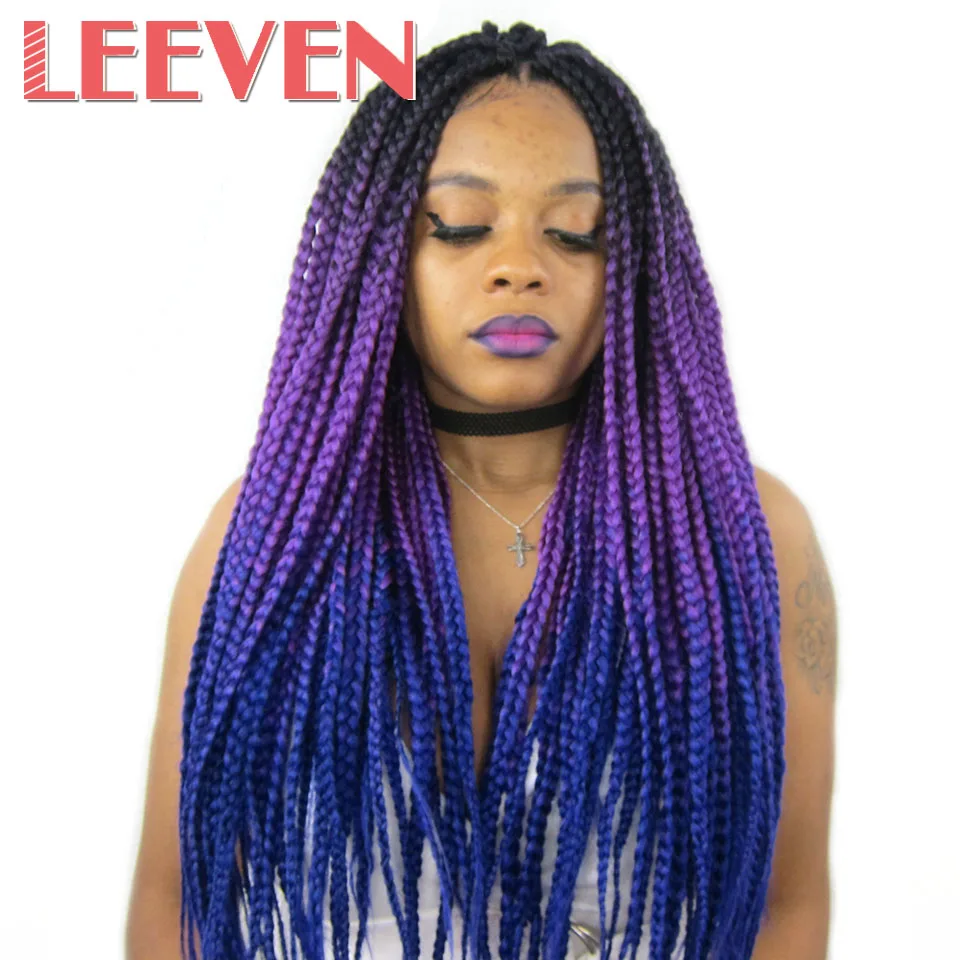 Leeven Synthetic Hair Jumbo Braids Kanekalon Ombre