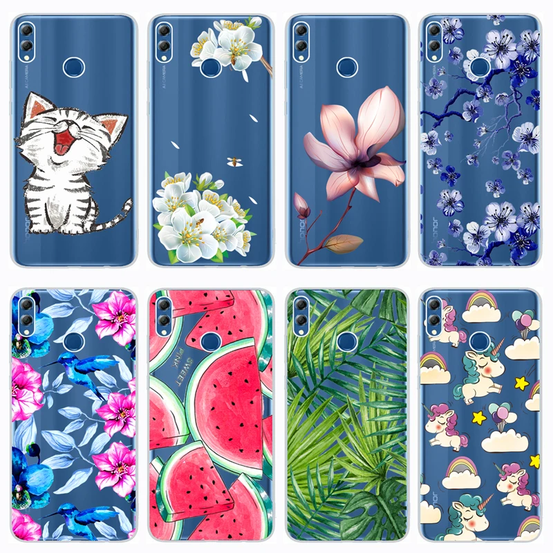 For Huawei Honor 8X Max Case Cover Soft Silicone TPU Clear Cartoon Colorful Phone Back Shell 7.12 Inch | Мобильные телефоны и