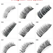 Романтический медведь Магнитная ресница 3 магнетизм ручной работы 3D накладные ресницы Полный стробп ресницы 30 компл./лот DHL бесплатно