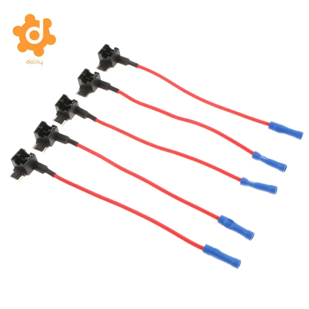 5 Pieces 15A ACN TAP Add-a-circuit Low Profile Mini Blade Style Fuse Holders