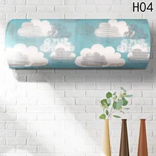 Печать PEVA солнцезащитный крем 1-1,5 P подвесной кондиционер Пылезащитный Водонепроницаемый складной защитный декор для гостиной и спальни