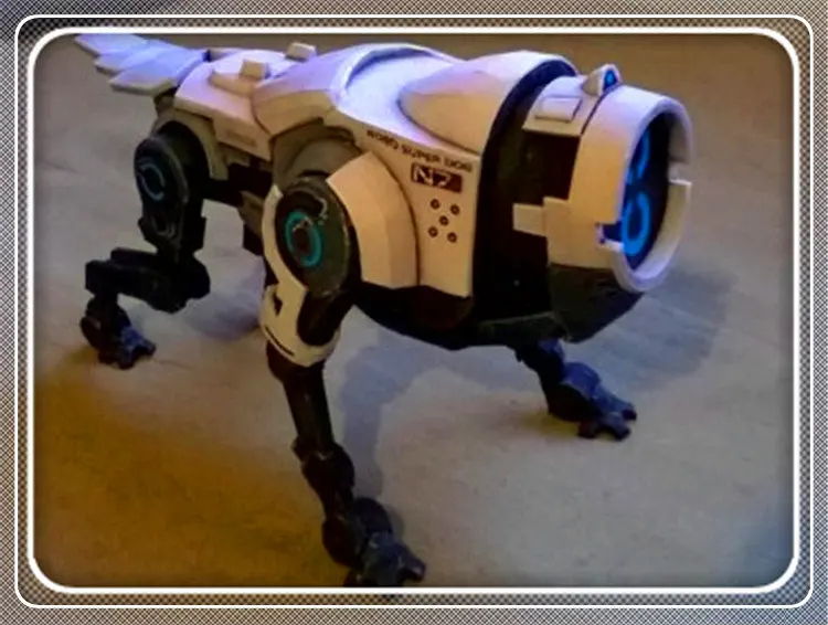 Качество анимации эффект щенков Бумажная модель ручная робота бумаги плесень щенок игрушка подвеска Бумажная модель