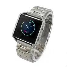 HL натуральная Сталь ремешок запястье ремешок для fitbit Blaze активность трекер MA10 леверт челнока E21
