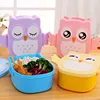 Cute Cartoon Owl Lunch Box Food Container Storage Box Portable Kids Student Lunch Box Bento Box Container With Compartments Case ► Photo 2/6