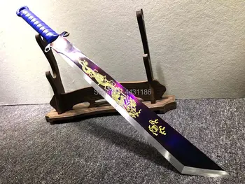 

Chinese Kung Fu Broadsword Dao Sword Strong/Sharp High Manganese Steel Blade Cut Tree Outdoors Battle Knife