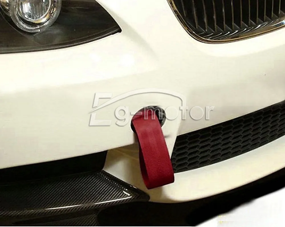 الأحمر عالية القوة Racing Tow Strap حبل ل سحب الوزن يصل إلى 10000 رطلا بيع
