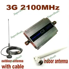 Mini W-CDMA 2100Mhz 3G Repeater WCDMA Signal Repeater 3G mobile phone repeater booster Amplifier coverage 1000square 3g booster