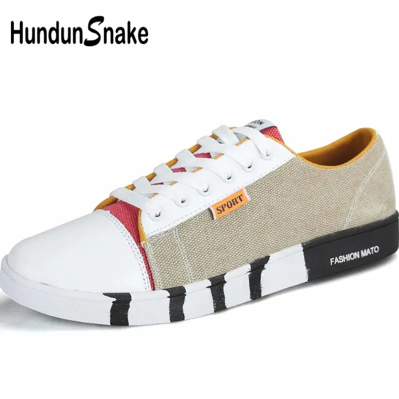 

Hundunsnake Canvas Sneakers For Men Running Shoes Sports Shoes For Male Gym Shoes Sport Summer Krasovki Breathable Sporty A-068