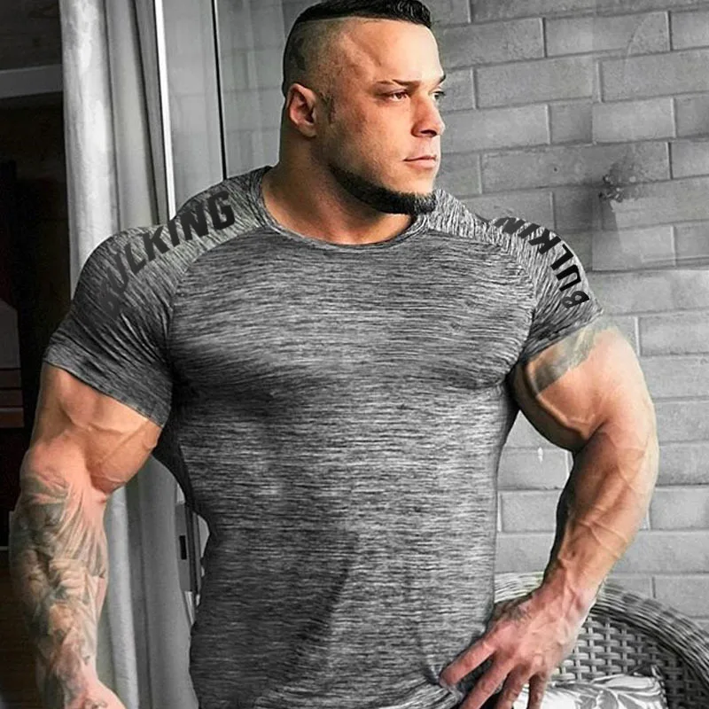 Модные летние мужские футболки спортивная одежда с принтом мужская повседневная