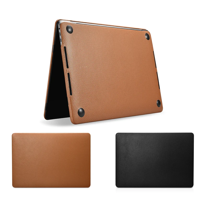 Чехол для ноутбука Macbook Pro 13 A1706 A1708 A1989 чехол из натуральной кожи с тканым узором для Macbook Pro 15 A1707 A1990