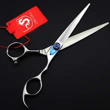 440C DRGSKL 7,0 дюймов ножницы для волос ножницы для домашних животных высокого качества, Профессиональные Парикмахерские ножницы для волос срезанные ножницы+ сумка
