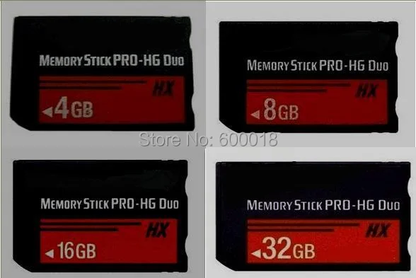  h2testw Full real Capacity High Speed MS HX 4GB 8GB 16GB 32GB 64GB Memory Stick Pro Duo Memory Card