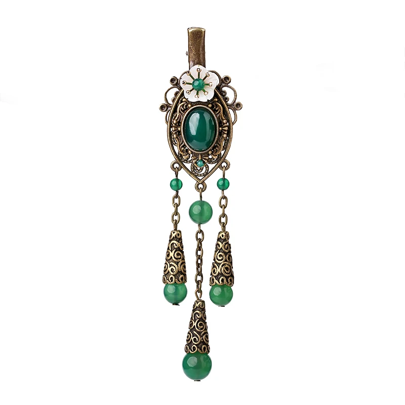 

Chinese Style Vintage Women Hair Clip Wedding Bridal Accessories Woman Gift Holder Hair Clip Chain Jewelry