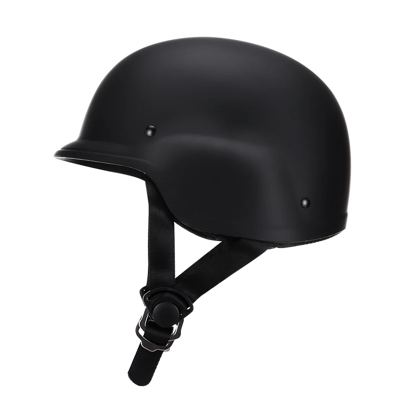 

Motorcycle Helmet Half Face Retro Moto Helmet Vintage German Style Casco Casque Scooter Helmets Riding Biker DOT