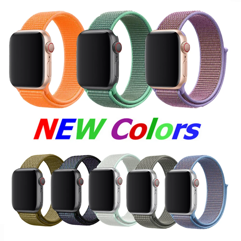 Спортивная петля для Apple Watch band 44 мм 42 40 38 ремешок iwatchseries 5 | Наручные часы
