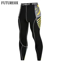 Новые модные мужские компрессионные брюки для фитнеса 3D печать быстро сухие плотные спортивные Леггинсы и колготки MMA Брюки сшивание tusers