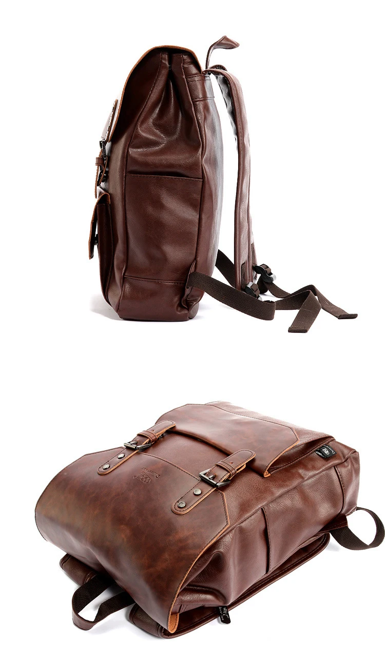Брендовые кожаные мужские винтажные рюкзаки, повседневные Рюкзаки для подростков, сумка для ноутбука, школьная сумка, корейский рюкзак для путешествий, Mochila