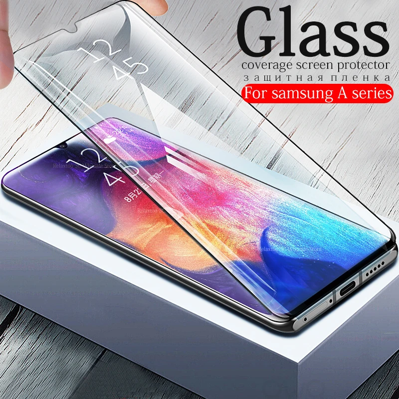 

For Samsung Galaxy A50 A40 A30 A70 2019 Screen Protector Protective Glass on the For samsung a 70 40 50 30 Tempered Glas 9H Film