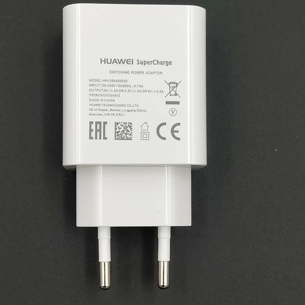huawei 4,5 v 5a 5v 4.5a SuperCharge Зарядное устройство Usb Быстрая Зарядка адаптер 5A type C кабель для P20 Honor 20 Pro 20S 10 V10 V20