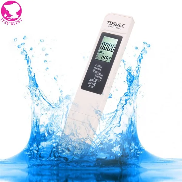 Portable 3 in 1 LCD Digital TDS EC PPM Water Quality Meter Tester Pen Use for Aquarium Pool Hydroponics Food Drink | Инструменты