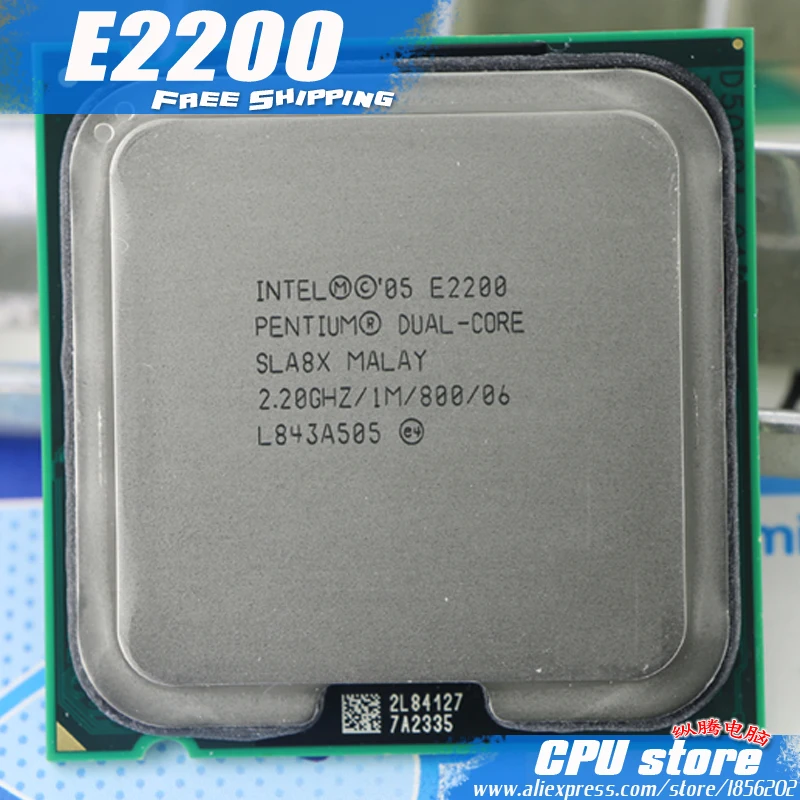 Intel Pentium Dual-core E2200 Cpu Processor (2.2ghz/ 1m /800ghz) Socket 775  Free Shipping - Cpus - AliExpress