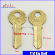 Медь shuangshan правой Ванна ключ пустой Слесарь Поставки пустые ключи cilvil по горизонтали ключ машина A151