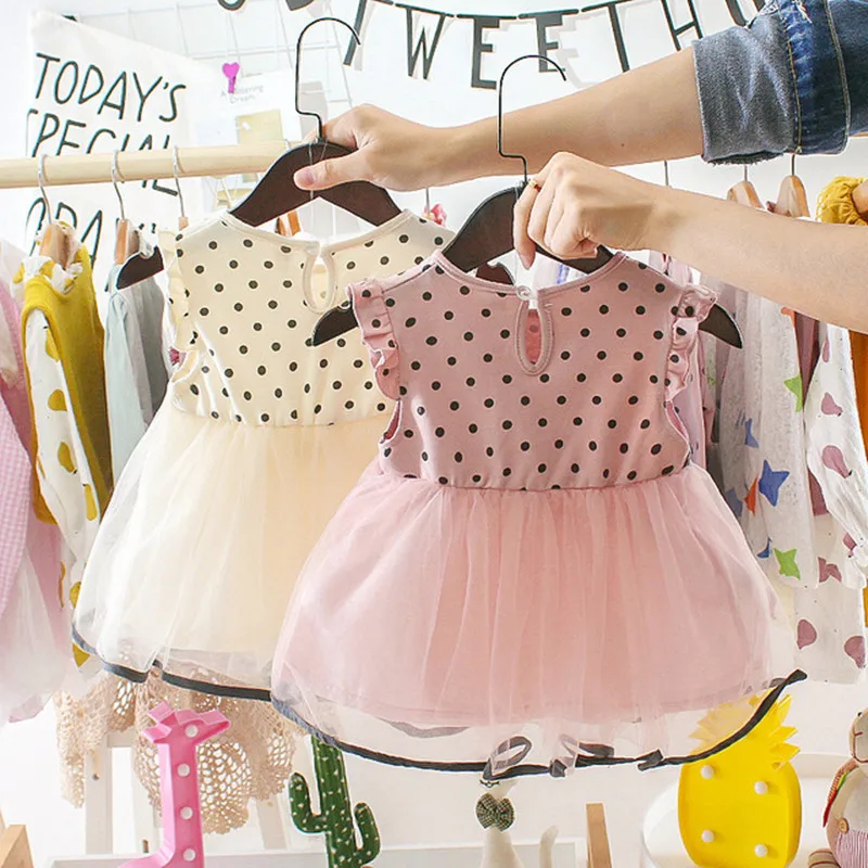 Newborn Baby Girls Lace Dress Party Kids Clothing 2019 Fashion Cute Princess Christening Toddler girls 1 Years Birthday Dresses (5)