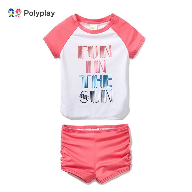 

2019 summer girls split boxers swimsuit 1-2-3-4-5 years old