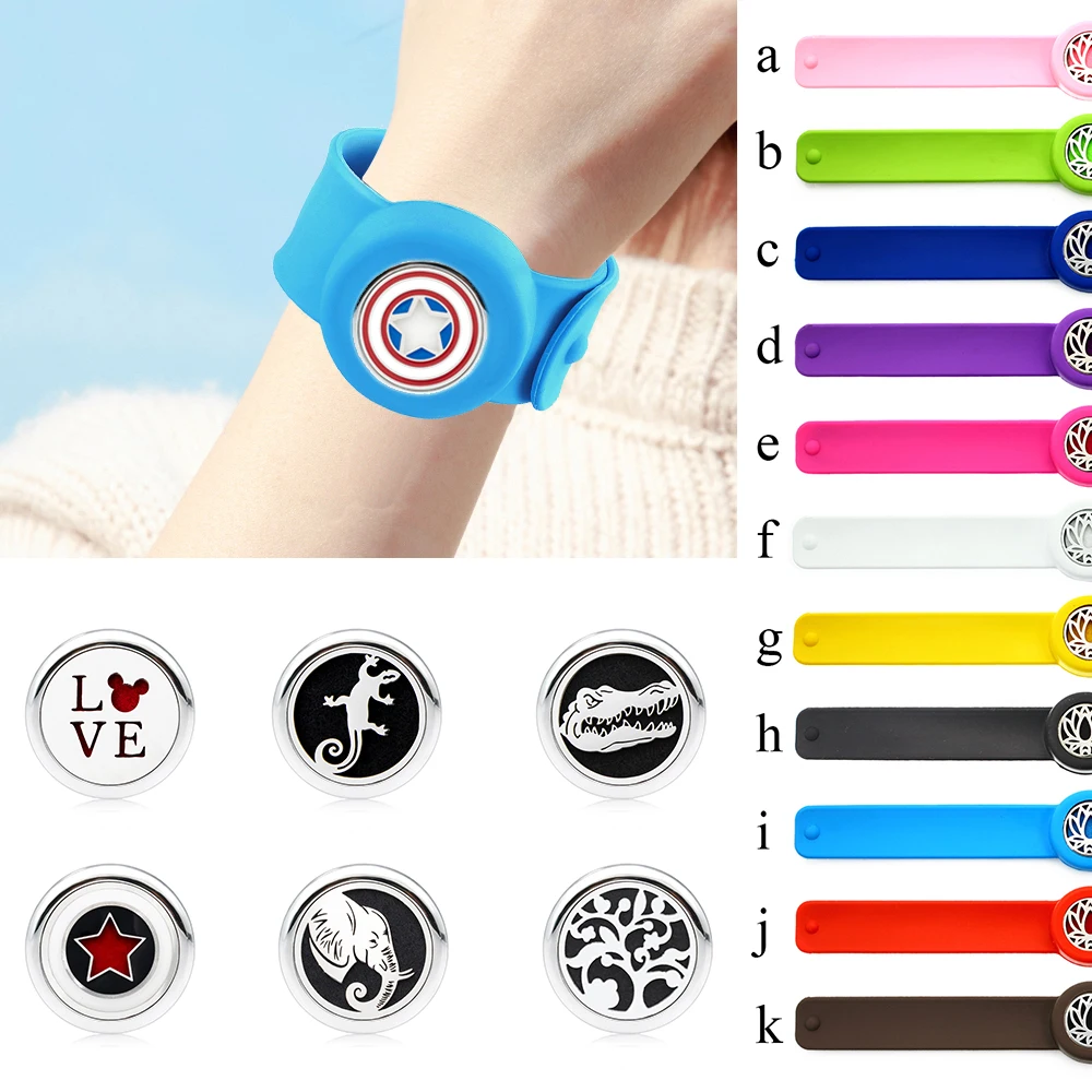 

BINSONG Kids S shield Love Mosquito Repellent Bracelet Essential Oil Diffuser Bracelet Children Perfume Silicone Bracelets