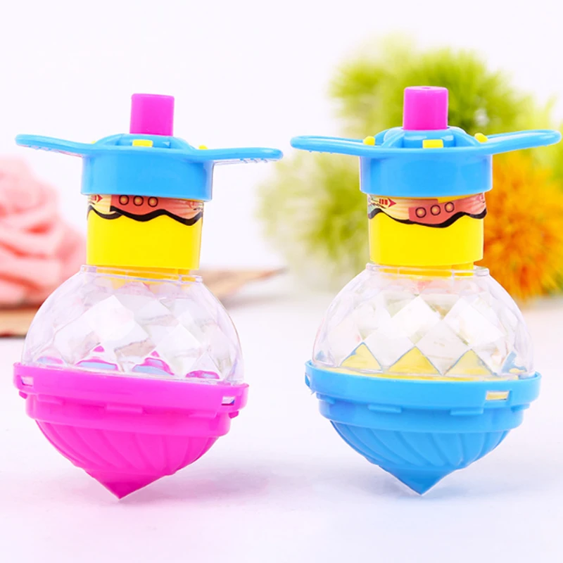 Flash/Light Up/luminous/LED Toy Gyro Peg Top Spinner Spinning Classic