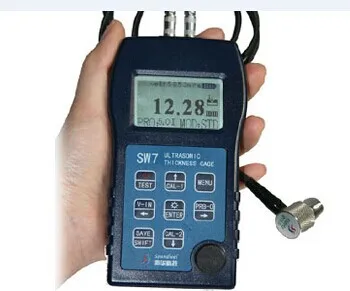 

Portable Digital Ultrasonic Thickness Gauge Meter Tester SW7 For Metal With through coating function ( 3 mm ~ 25mm)