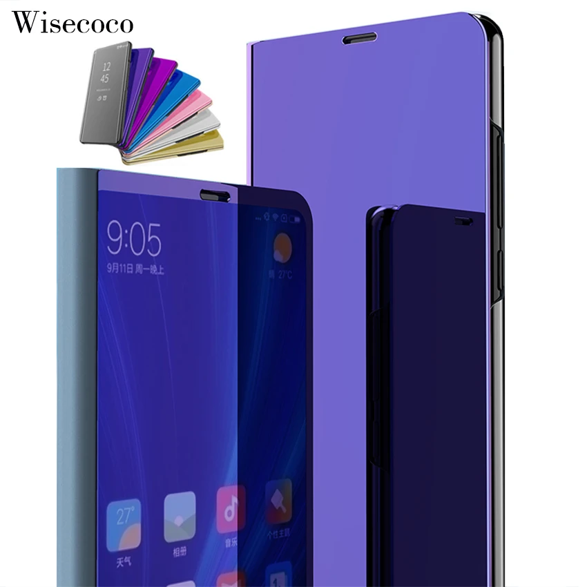 

Luxury Flip Stand Touch Case for Xiaomi Redmi Note 4x Leather Clear Phone Cases 360 Full Mirror Cover for Mi Redmi Note 4 X Pro