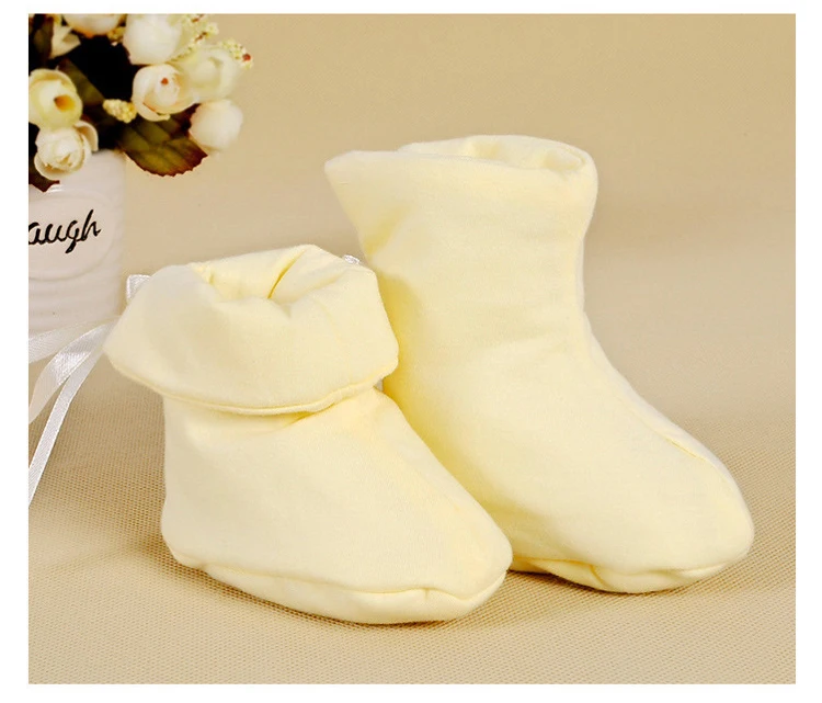 Sweet Baby Crib Shoes Infant Sleep shoe autumn winter thick cotton newborn toddler Warm for kid sleeping bed shoes