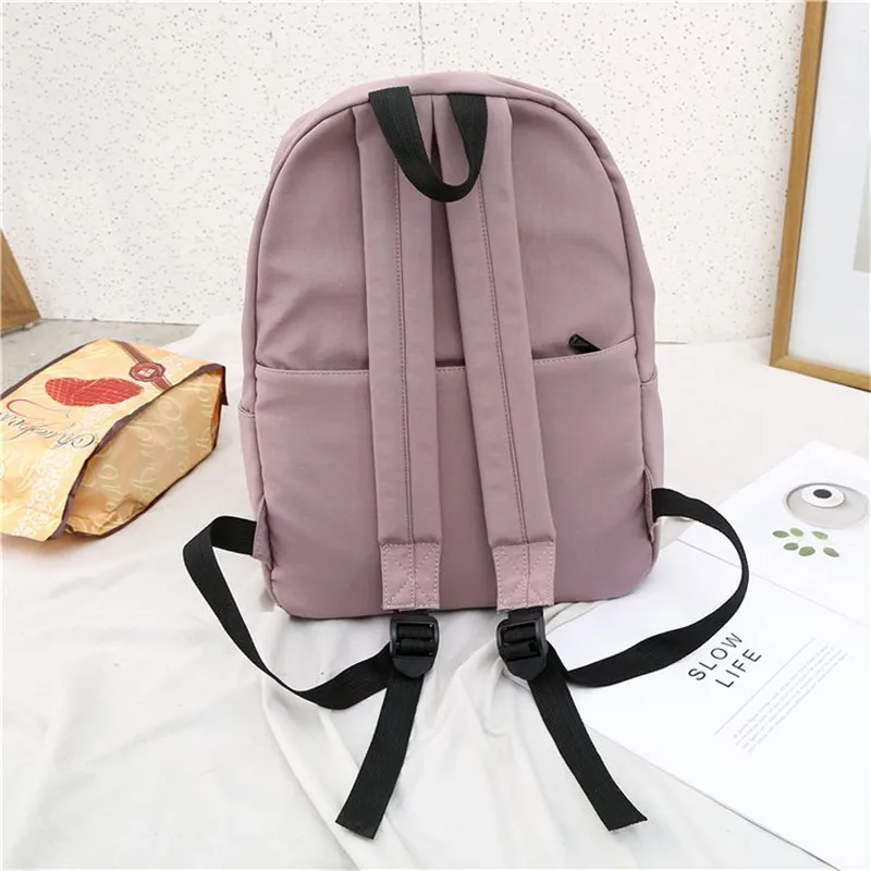 Mochila sólida de marca de alta calidad de gran capacidad de ocio o bolsa de viaje bolsa de escuela Oxford a prueba de agua para niñas adolescentes paquete