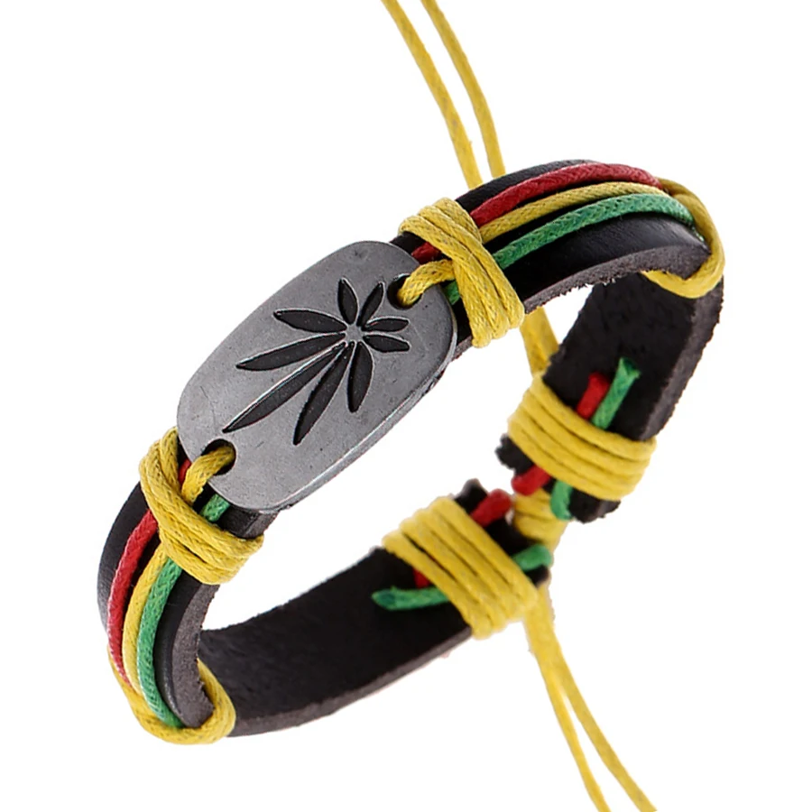 

Fashion Leather Retro Bracelets & Bangles Creative 100% cowhide bracelet handmade Punk Accessories hiphop Jewelry gift FS003