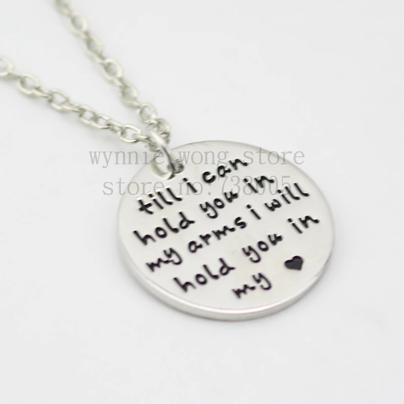 2015 Personalized Remembrance Jewelry" Till I Can Hold You