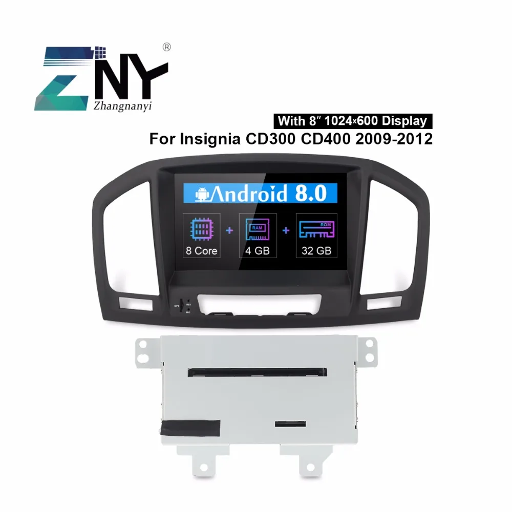 

8" IPS Android 8.0 Car DVD 2Din Autoradio For Insignia CD300 CD400 2009-2012 Multimedia GPS Navigation Stereo 4+32GB Gift Camera