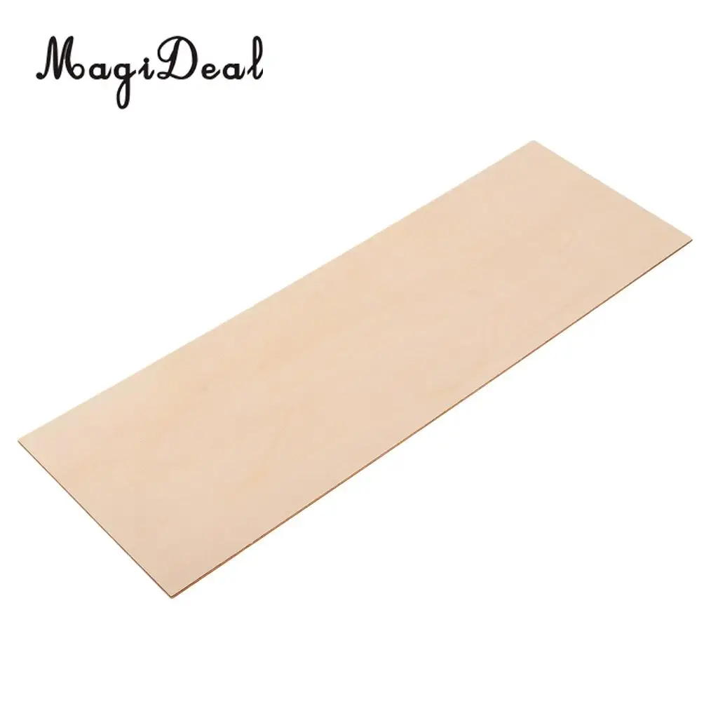 3 Sizes Square / Rectangle MDF Unfinished Wood Pieces Blank Plaque for DIY Woodwork Craft Pyrography Scrapbooking Building Model