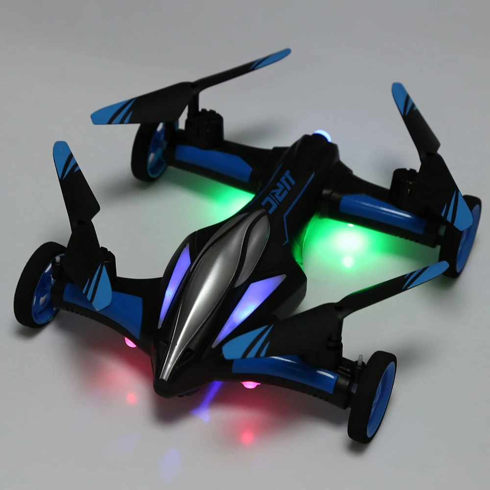 JJRC H23 2,4G 4CH 6-Axis Gyro воздух земля летающий автомобиль игрушка, Дрон на дистанционном управлении RTF RC Quadcopter с 3D флип один ключ возврат Безголовый режим