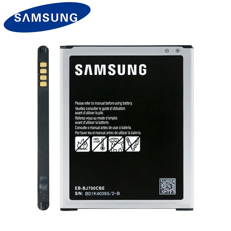 

Samsung Original Battery for Galaxy J7 2015 Edition J700 J700F J700M J700H J700T J700P On7(G600) 3000mAh EB-BJ700BBC NFC