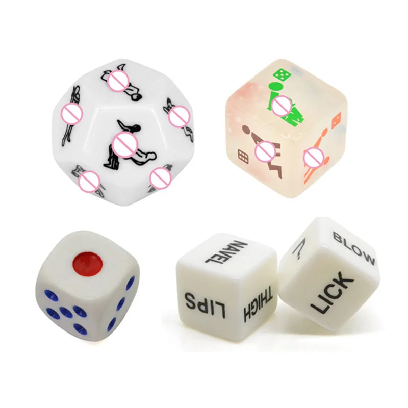 5pcsset Erotic Fun Sex Dice Romance Love Humour Adult Games Glow In 