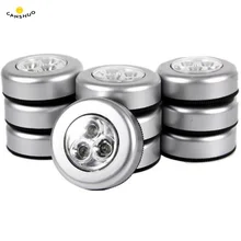 Светодиодный светильник для шкафа шкаф 3 светодиодный s Stick сенсорный светодиодный светильник s на батарейках ручка кран по всему миру кухня нажимная лампа белый шайба светильник ing