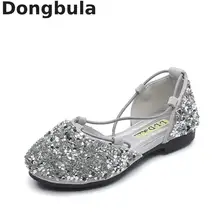 2019 Summer Kids Sandals For Girls Princess Shoes Fashion Little Girl Sandals Shiny Rhinestones Children's Baotou Dance Shoes