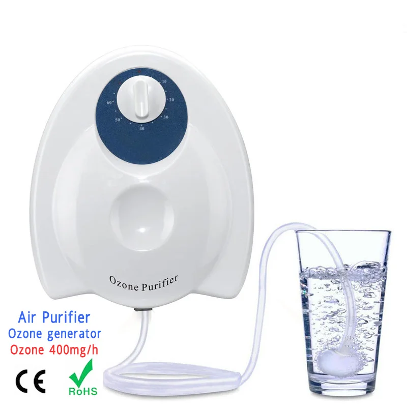 

Ozono Air Purifier 400mg Ozono Generator Vegetable Disinfection Machine Fruit Deodorant Ozone Generator Sterilizer Cleaner