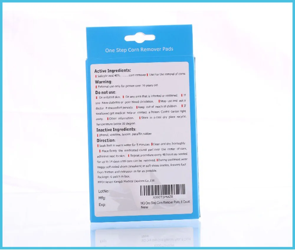 MQ 18 Pieces=3 Boxes Corn Callus Remover Patch Medical Plaster Health Care Corn Cutter Foot Callus Removal