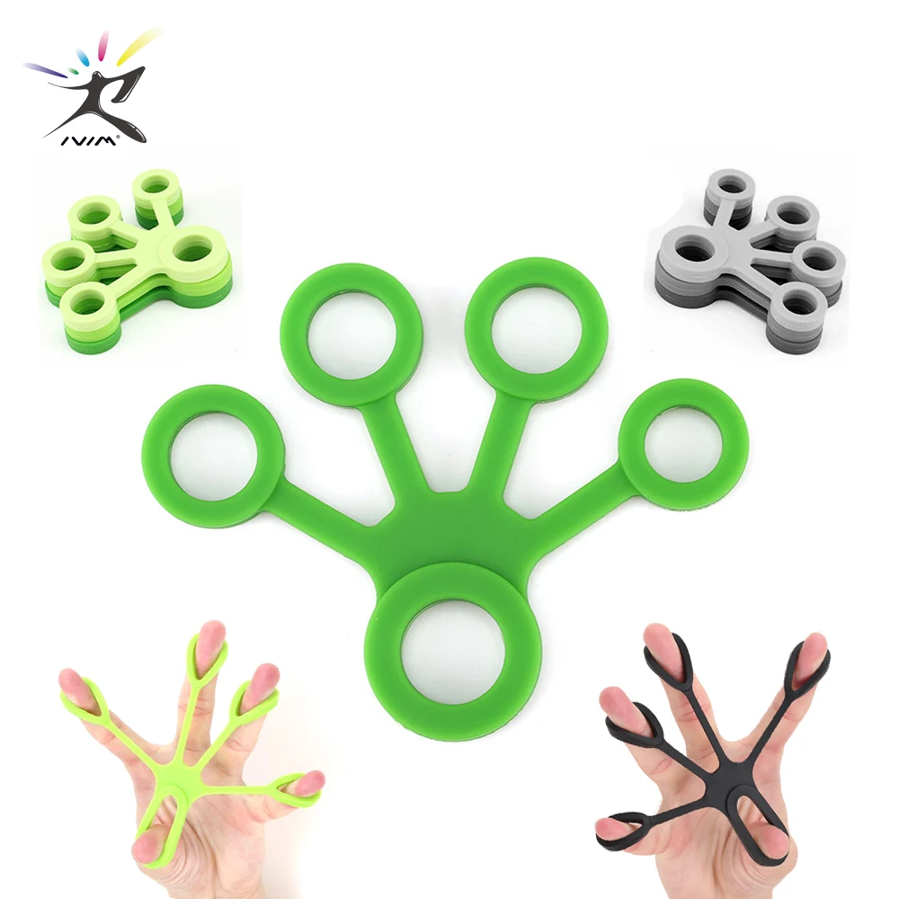 1Pcs Silicone Hand Expander Finger Hand Grip Finger Training Stretcher Trainer Strength Resistance Bands Wrist Exercise Fitness