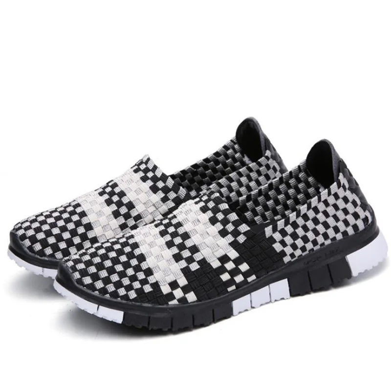 

Women Platform Sneakers 2019 Spring ladies Casual Shoes female Trainers Comfortable Height Increasing Women Color weave Shoes