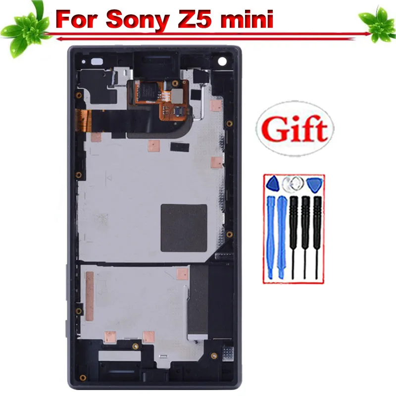 

LCD for SONY Xperia Z5 Compact mini E5823 E5803 Display Touch Screen Digitizer Assembly for Sony Z5 mini Lcd With Frame