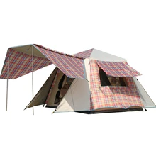Быстрый открытый солнцезащитный тент высокого качества двойной слой для 3-4 человек семейные вечерние gardon пляж Кемпинг палатка с большим пространством тент