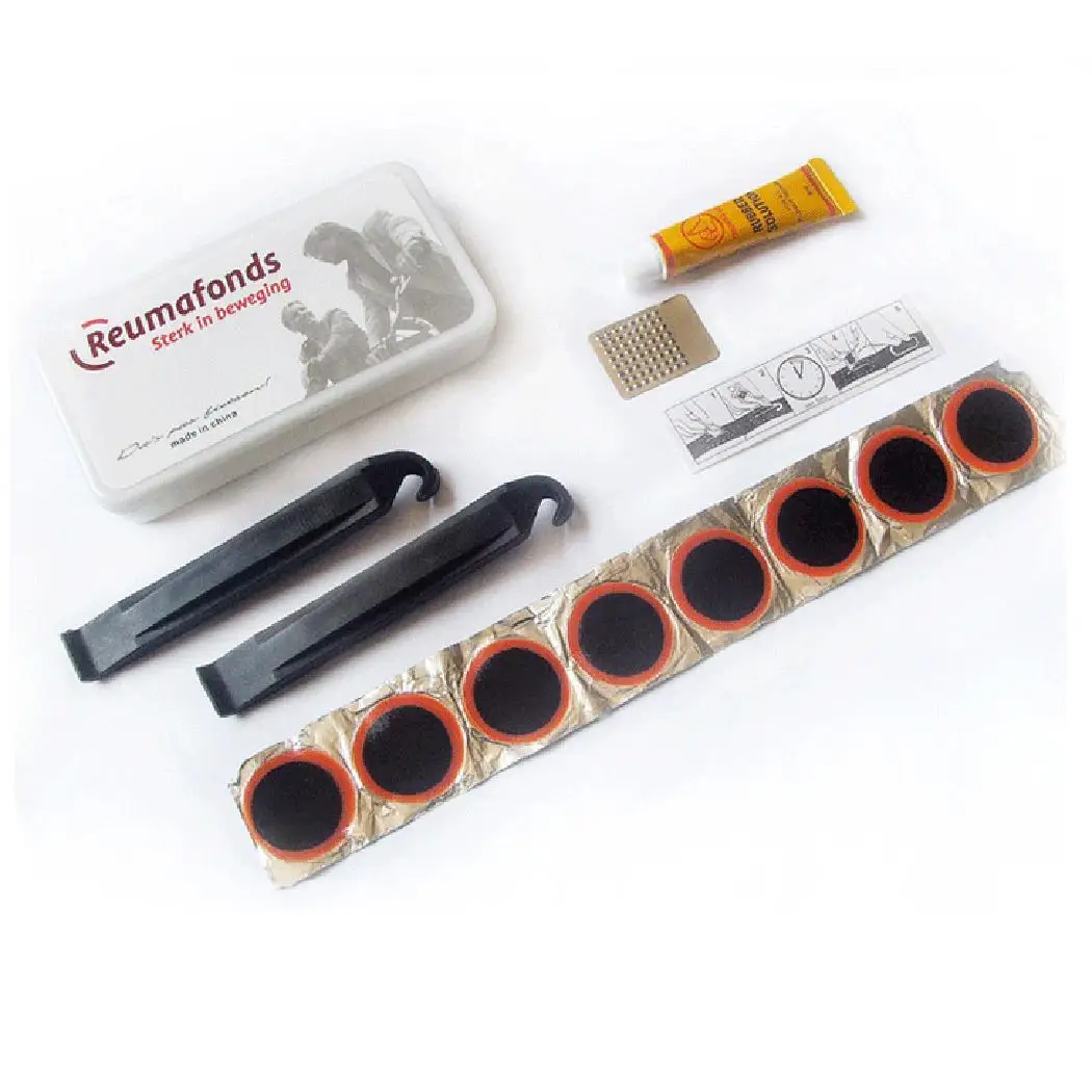 

1Set Bicycle Bike Tire Tyre Repair Tools Cycling Rubber Puncture Tire Patches Kit Portable Box-Packed Outdoor BicycleAccessories